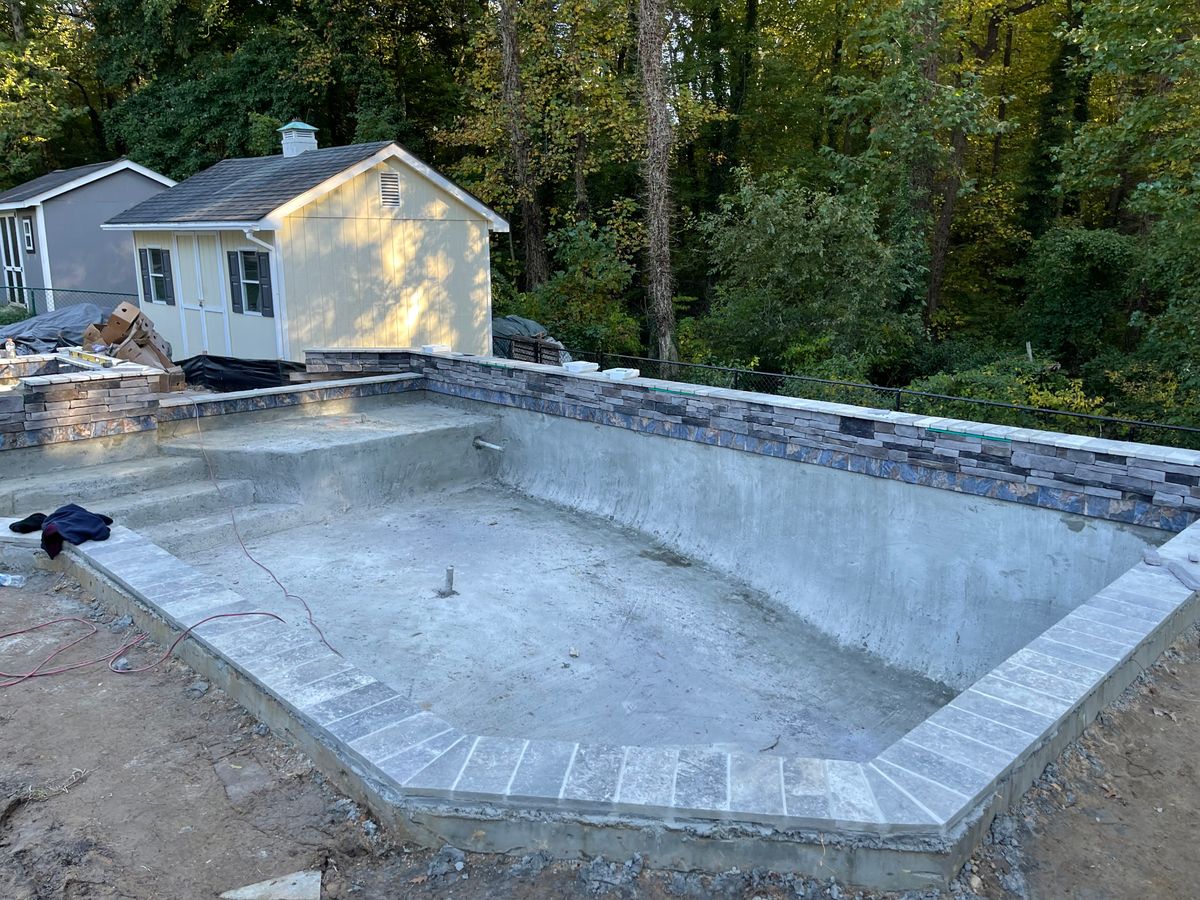 Pool Coping for Matteo Hardscapes in Towson,  MD