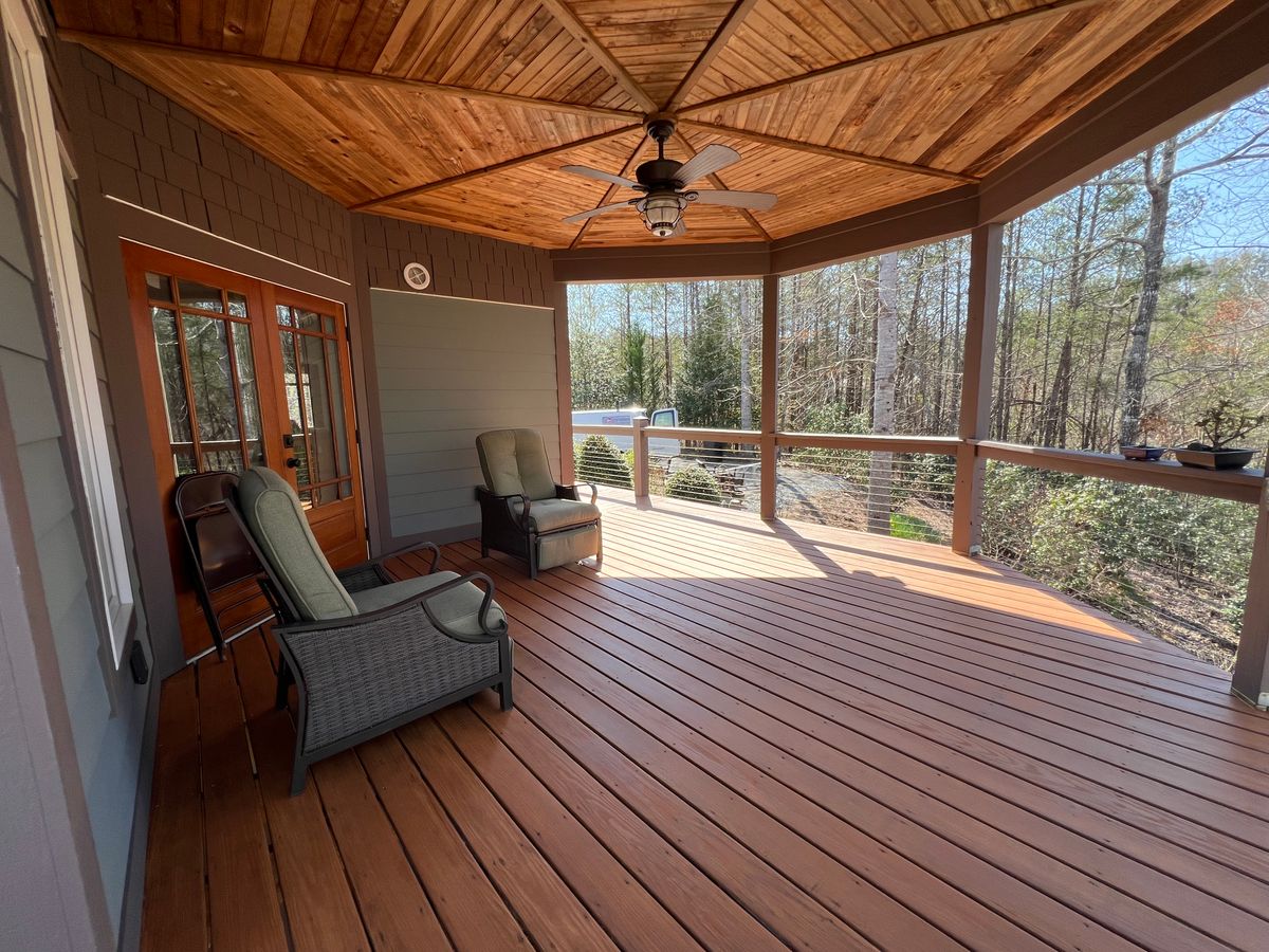 Deck Painting and Staining for JV Painting Services LLC in Hendersonville, NC