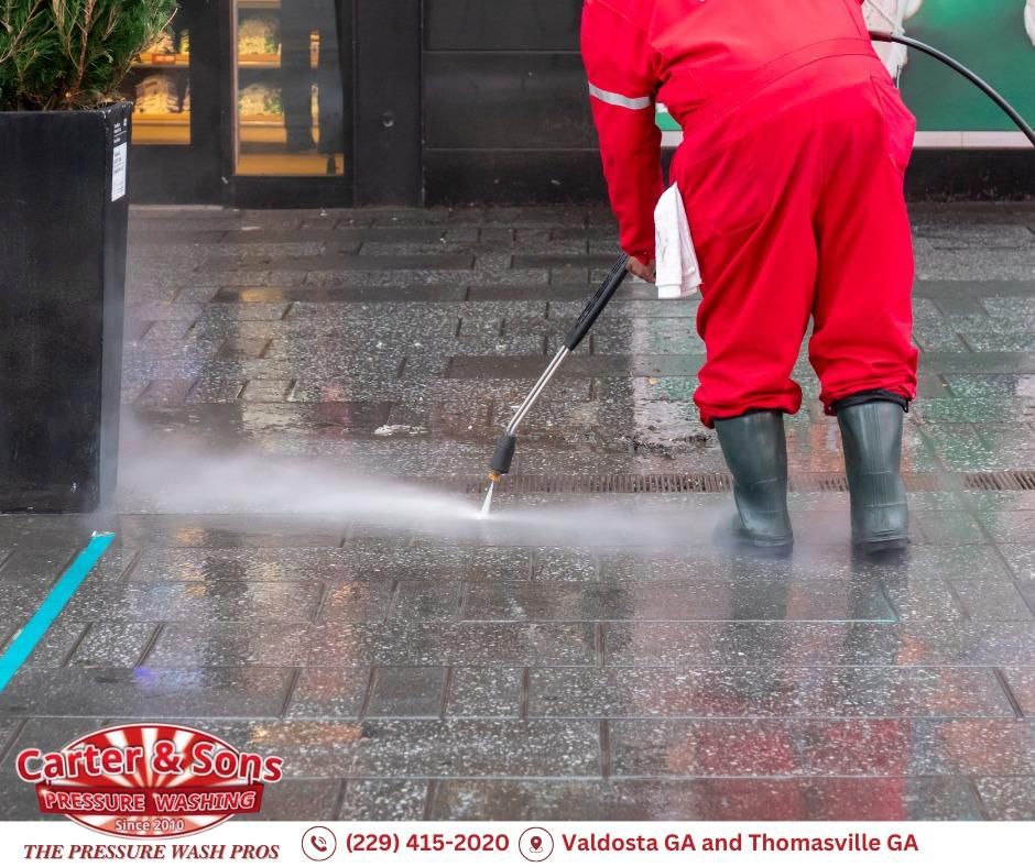 Concrete Cleaning for Carter & Son's Pressure Washing in Thomasville, GA