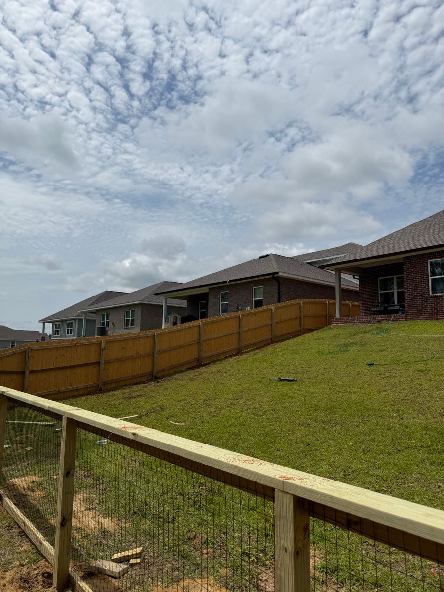 Fence Installation for Forrest Fencing in Pensacola, FL