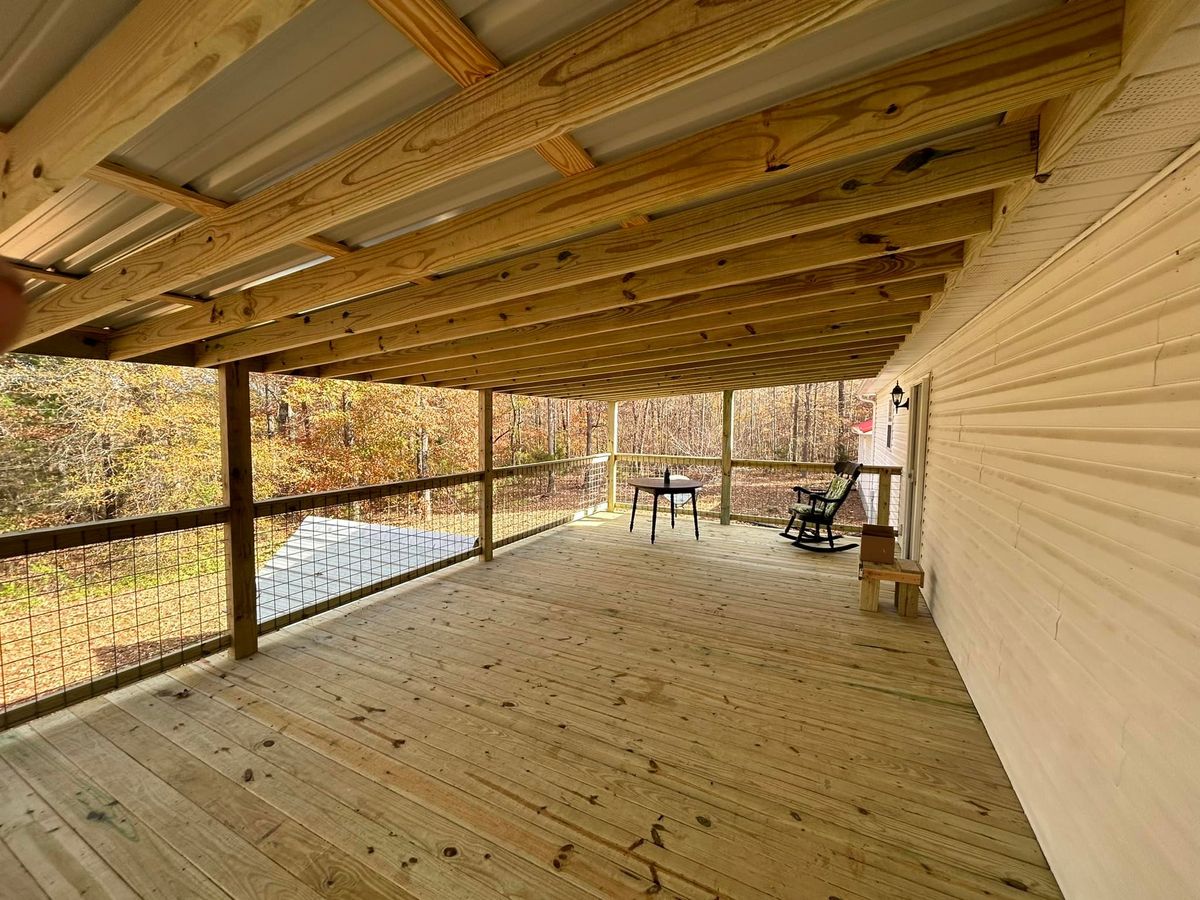 Deck & Patio Installation for Nick’s Quality Construction in Springville, TN