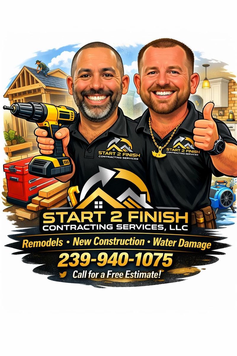 Roofing for Start 2 Finish LLC Contracting Services in Fort Myers, FL