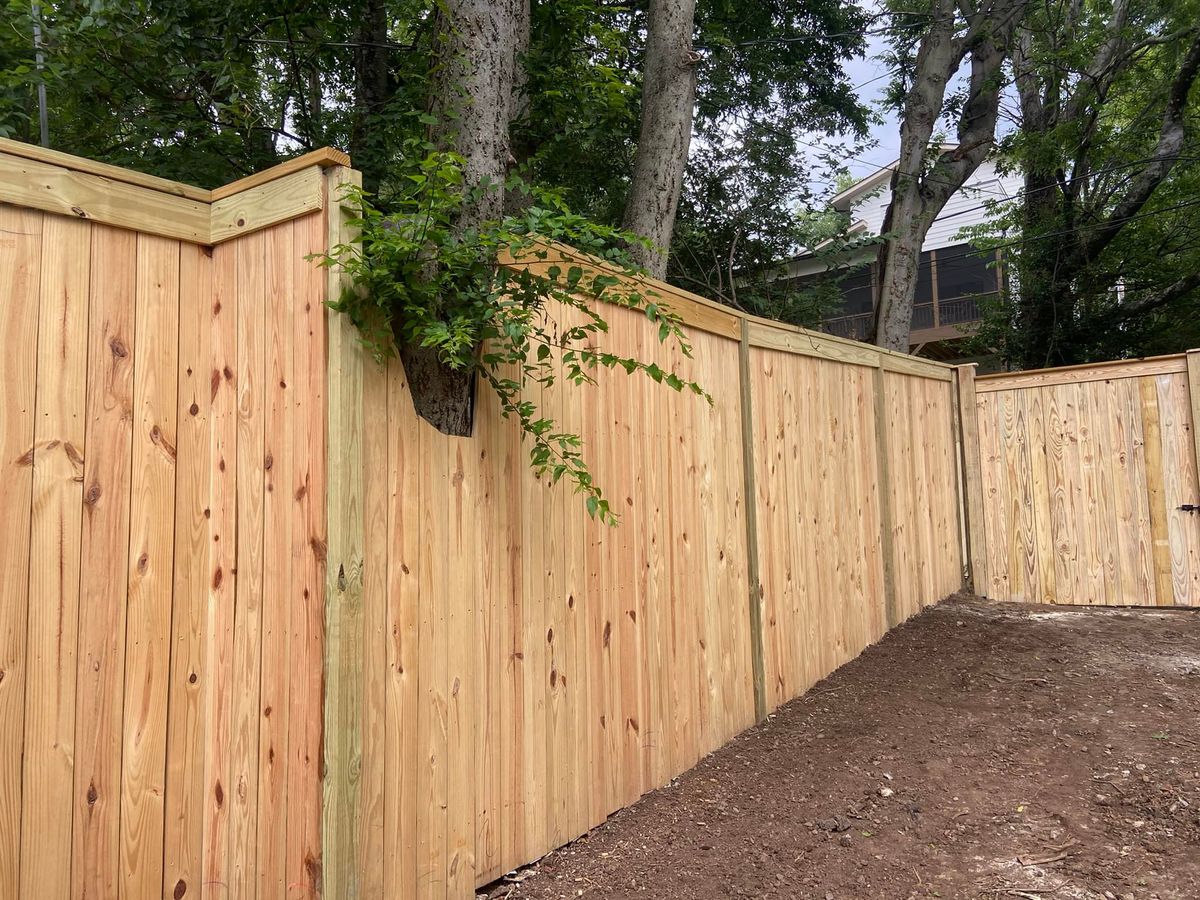 Fencing for A Step Above Construction in Woodbury, TN