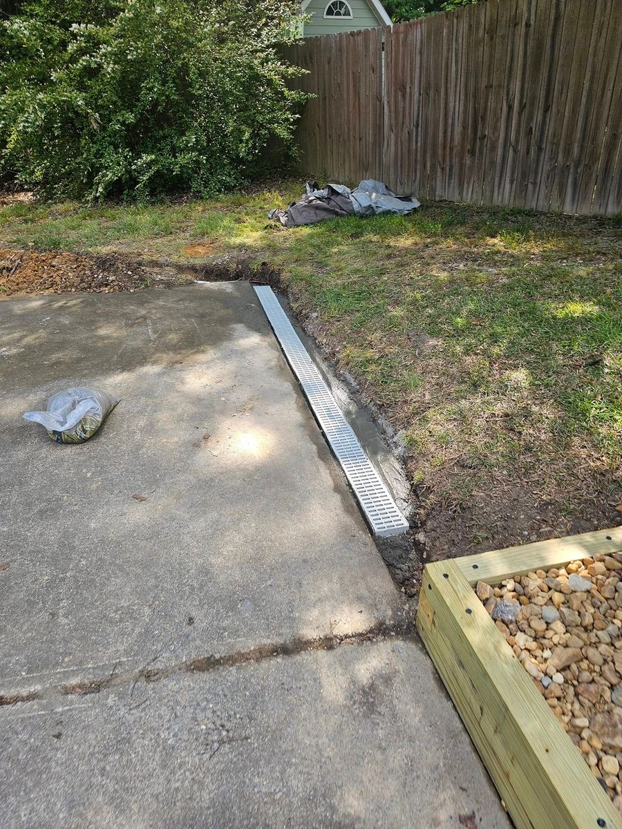 Drainage Solutions for Grand Design Outdoor Enhancements in Raleigh, NC