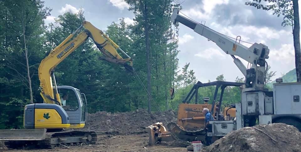 Site Preparation for Andy Naylor Excavation in Stowe, VT