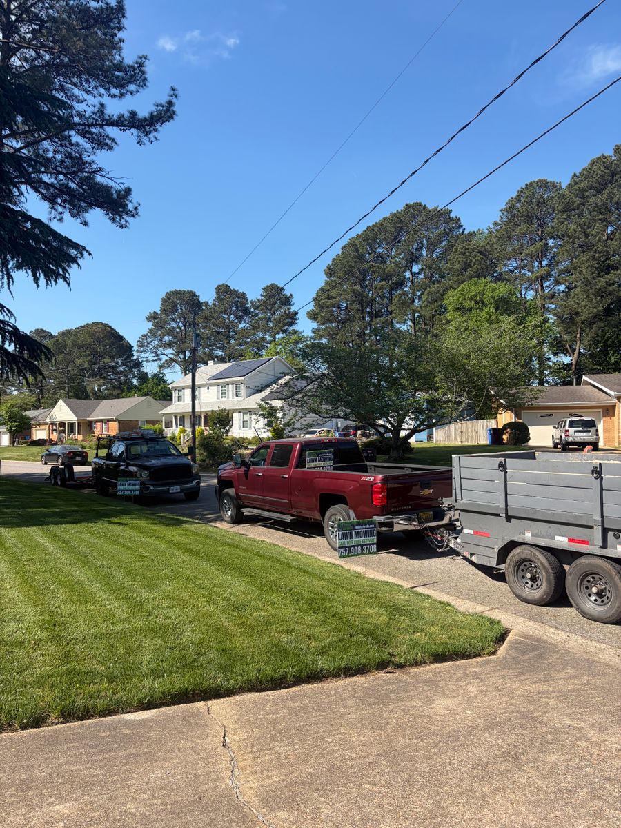 Lawn Mowing for Quinten's Landscaping and Exterior Services LLC in Chesapeake, VA