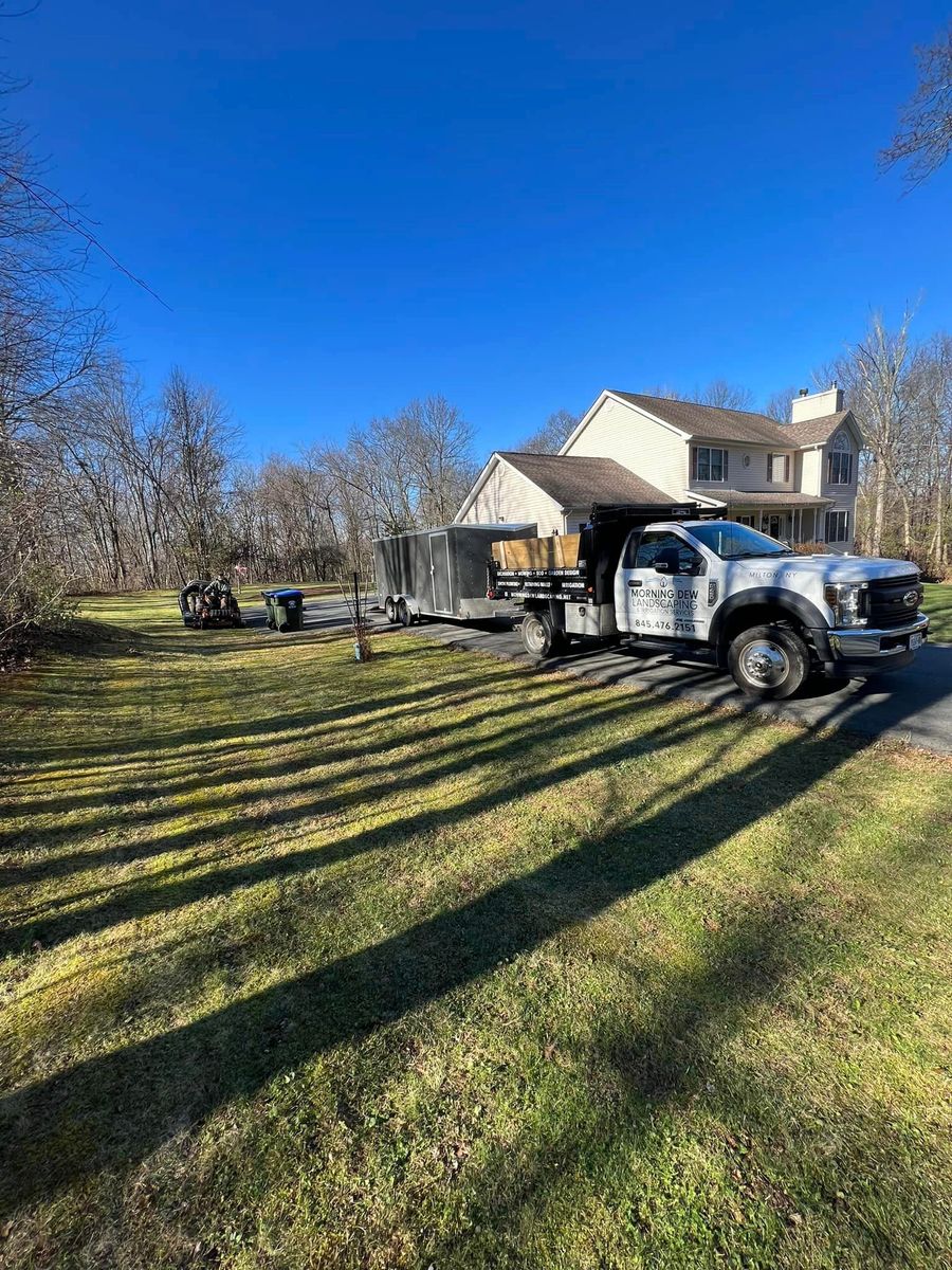 Leaf Removal for Morning Dew Landscaping and Irrigation Services in  Marlboro, NY