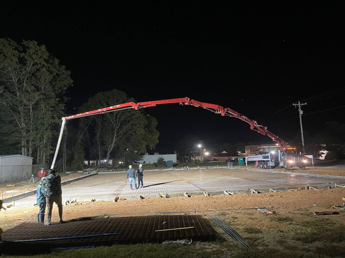 Concrete Slabs for Concrete Cowboyz in Greenville, NC