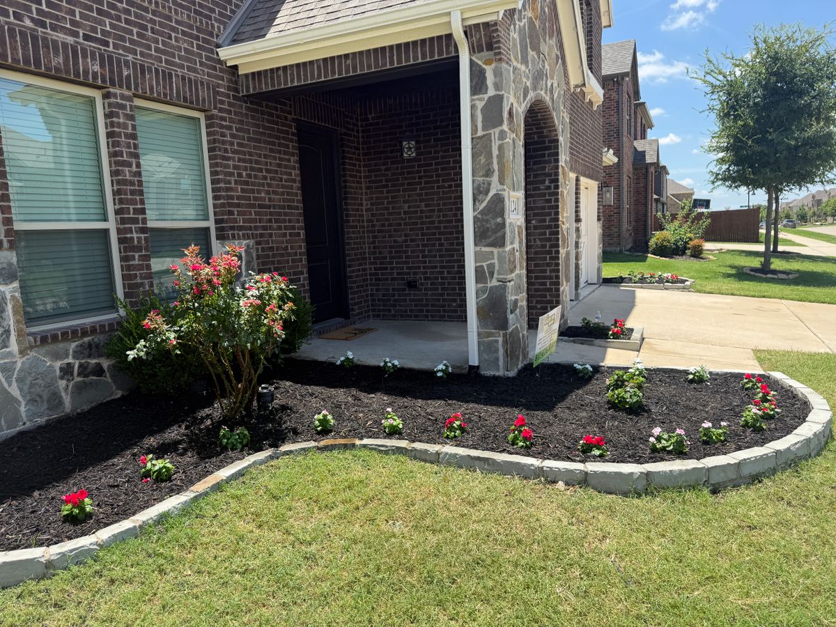 Landscape Installation for Light It Up AV and Turf in Keller, TX