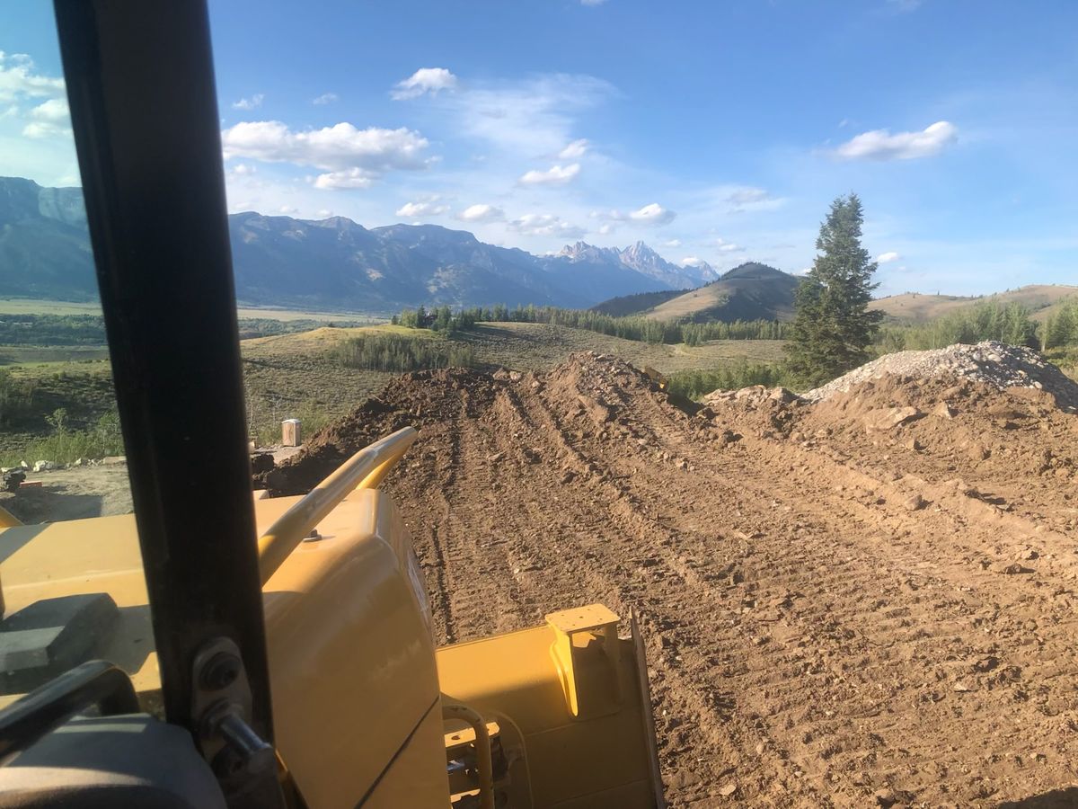 Site Grading for Hansen Earth Works in Jackson, WY