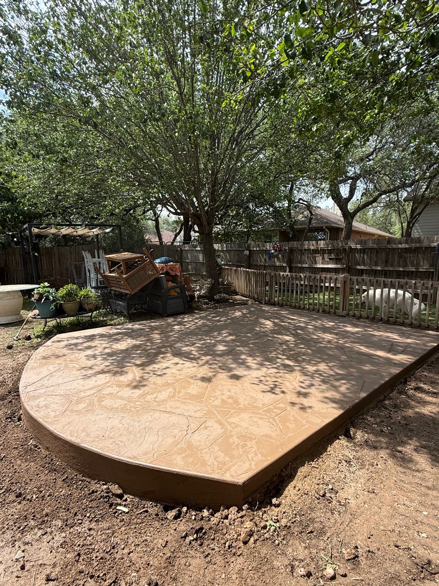 Patios for Benitez Brothers Construction in Austin, TX