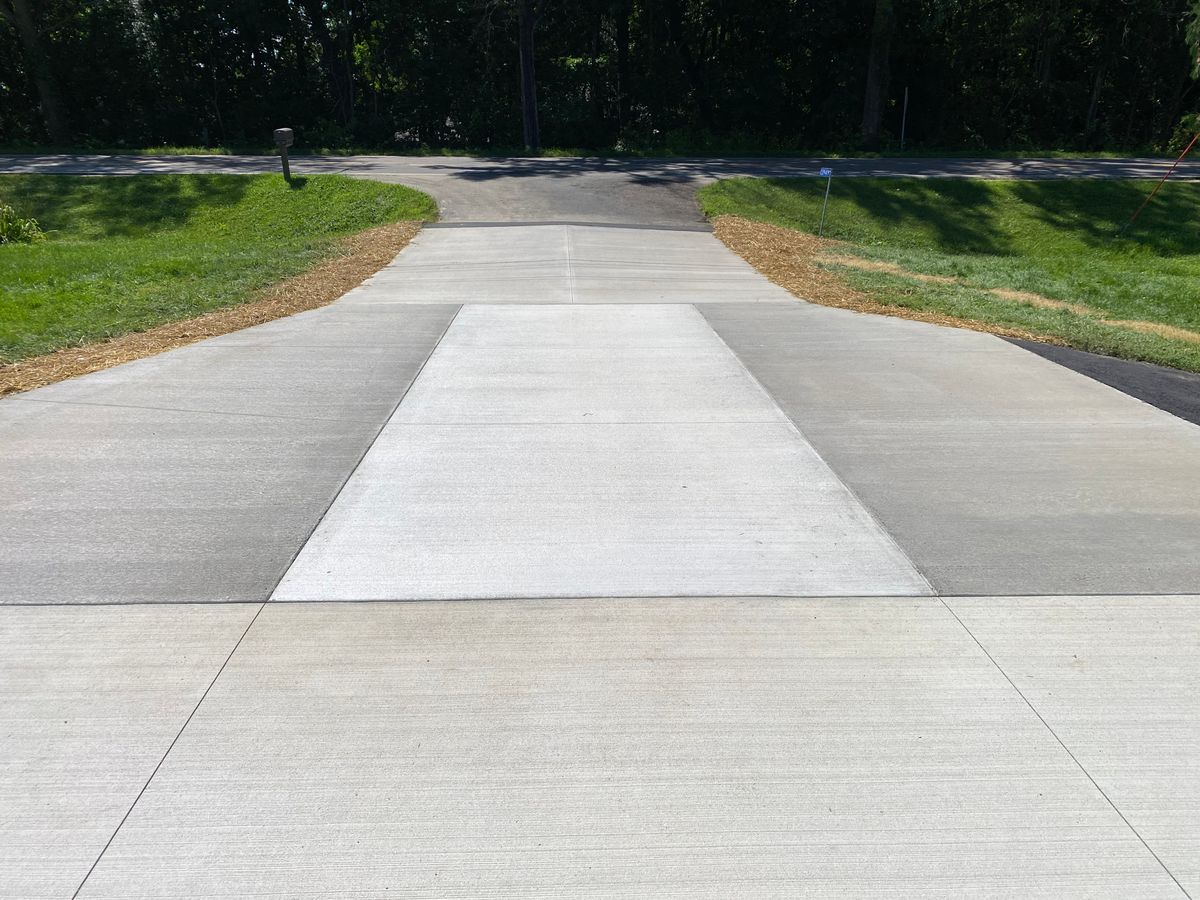 Driveway Install for TDC Excavating in Dubuque, IA