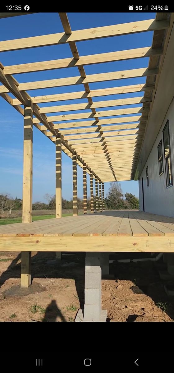 Porches for Hockley Frame and Siding LLC in Hockley, TX