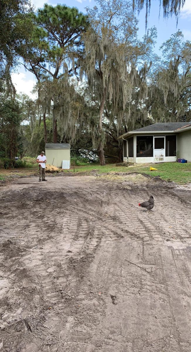 Site Preparation for All Track Construction in Mims, FL