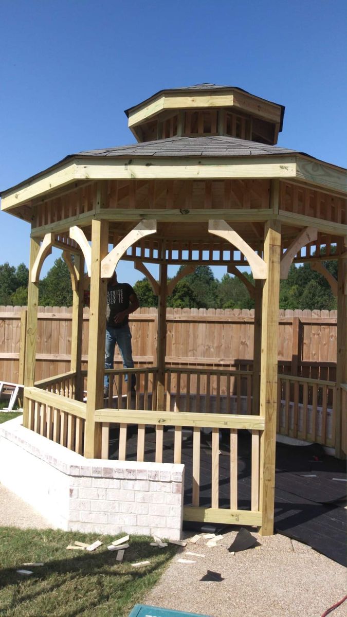Pergolas for Bluff City Construction in Dumfries, VA