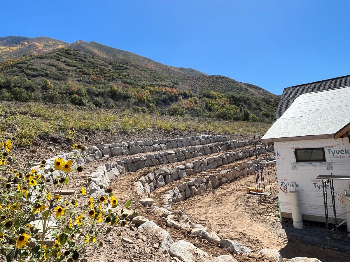 Site Preparation for Premier Rockwall & Excavating in Utah County, UT