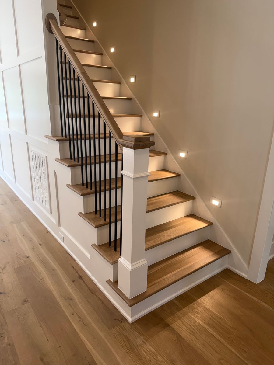 Custom stair for Master Hardwood Floors in Raleigh, NC
