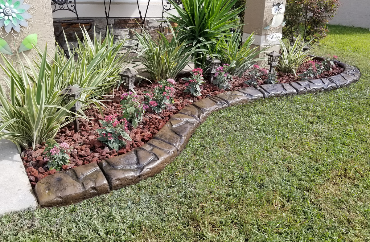 Custom Curbing for Lawn Caring Guys in Cape Coral, FL