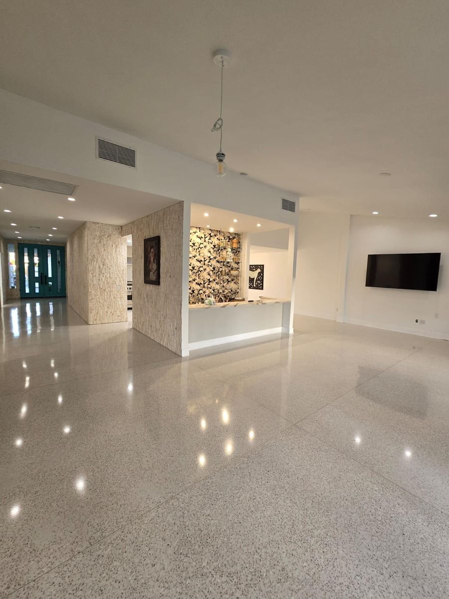 Terrazzo flooring for Surface FX in La Quinta, CA