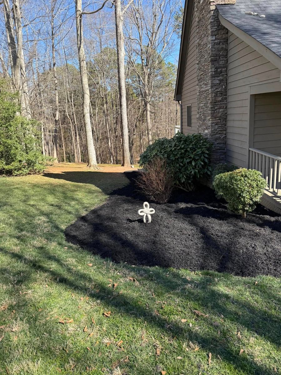 Mulch Installation for Southern Star Landscaping LLC in Catawba, NC