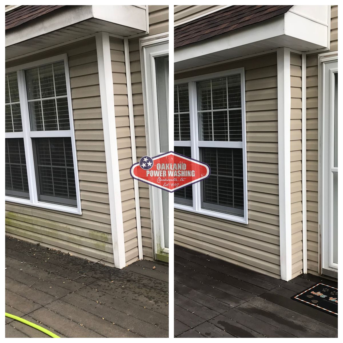 House and Roof Softwash for Oakland Power Washing in Clarksville, TN