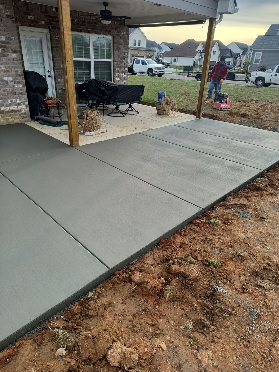 Patio Design & Installation for Layne It Down Concrete Artisan in Clarksville, TN