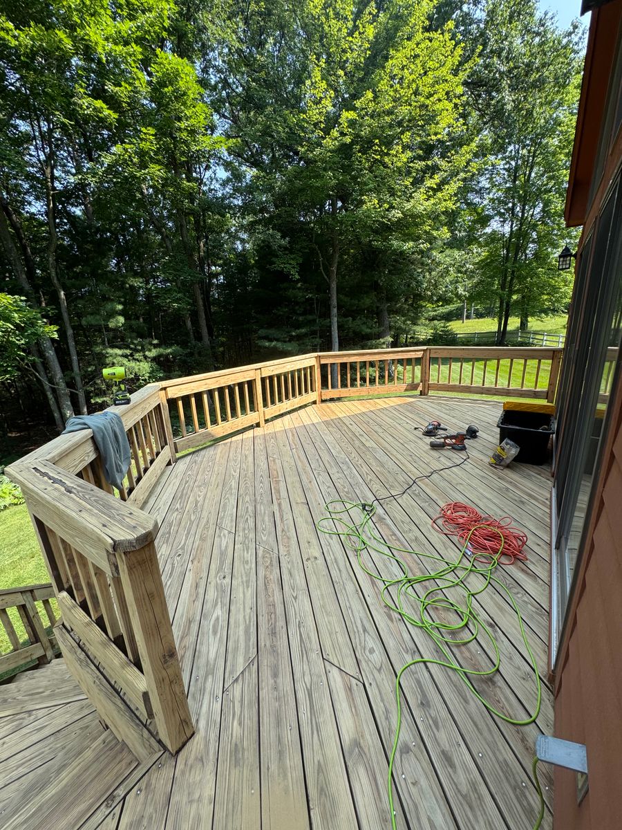 Deck & Patio Restoration for Fresh Water Pressure Washing & Services LLC in Traverse City, MI
