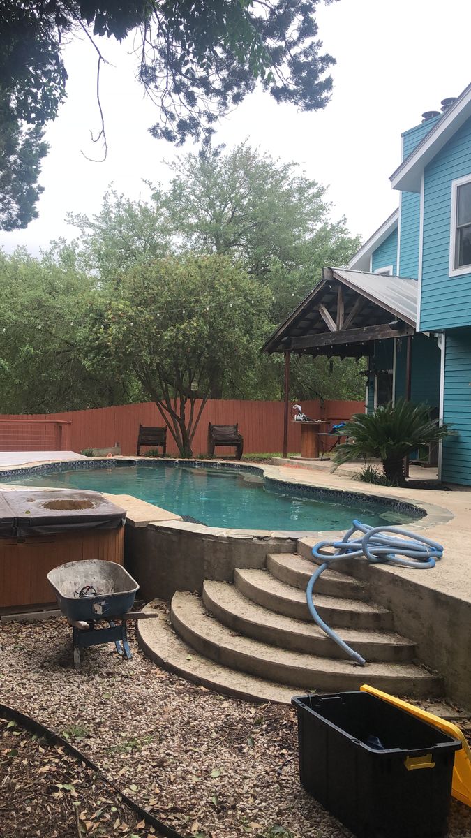 Swimming Pool Renovations for UBER FORCE in San Antonio, TX