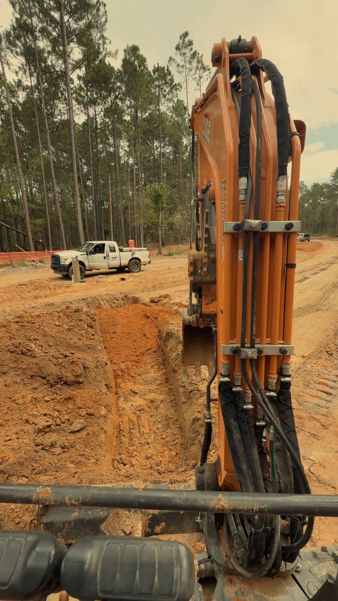 Grading for Coursey Construction in Metter, GA