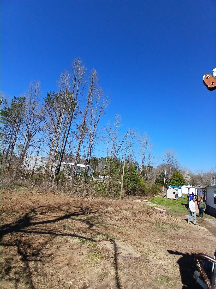 Excavation for Puckett's Tree Service in Decatur County, TN