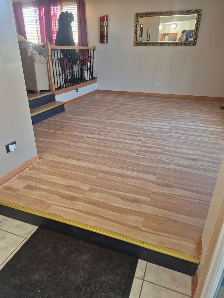 Flooring for Young complete remodeling in Country Club Hills, IL