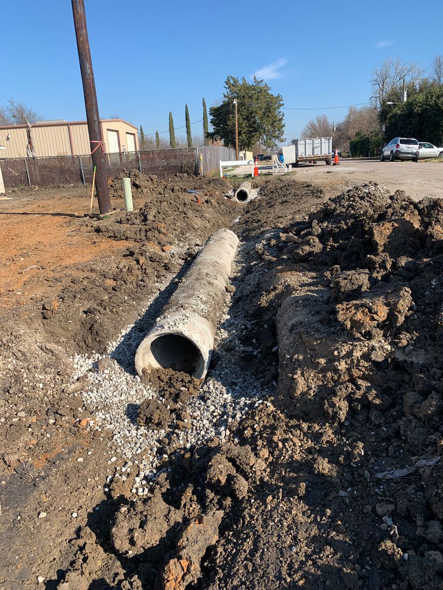 Drainage for Pro Grade Services in Rockwall, TX