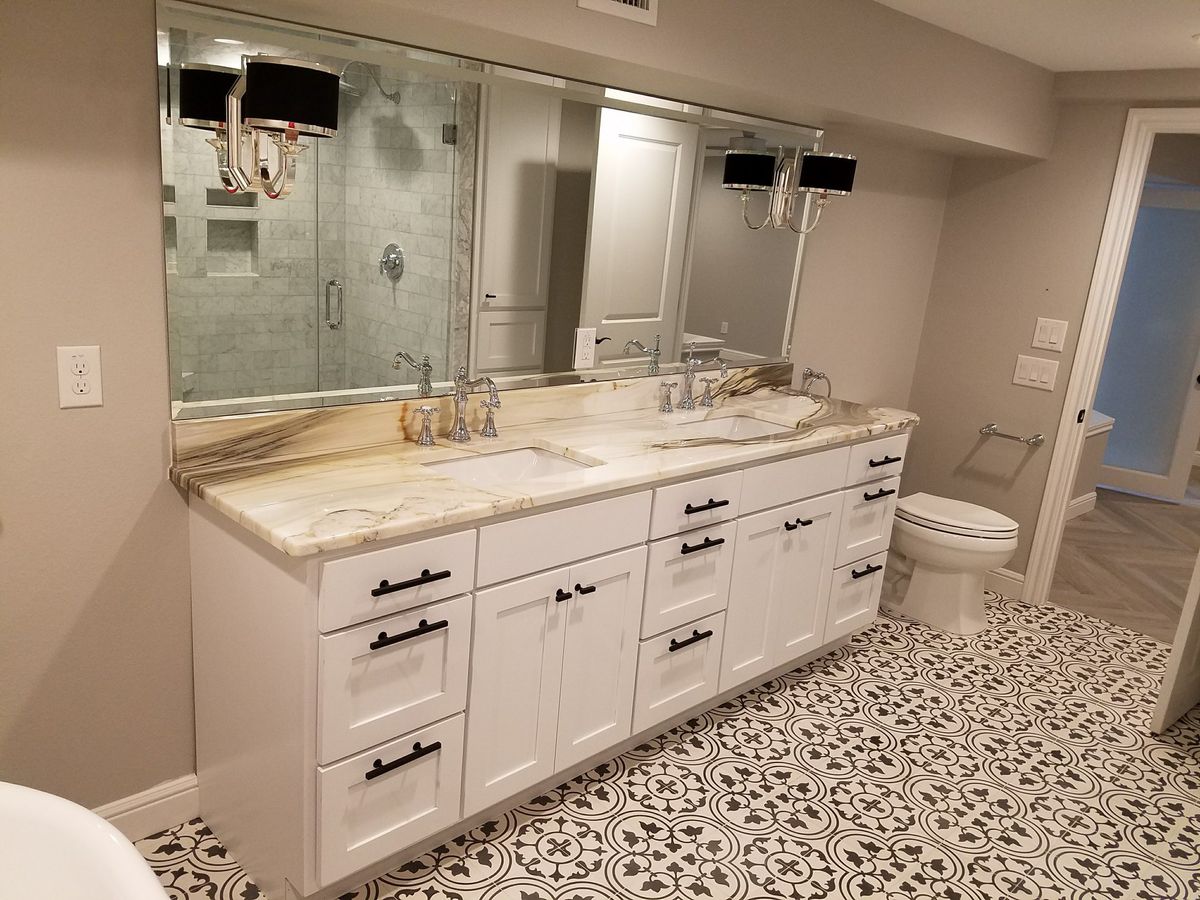 Bathroom Renovation for George Lopez Custom Homes in Comfort, TX