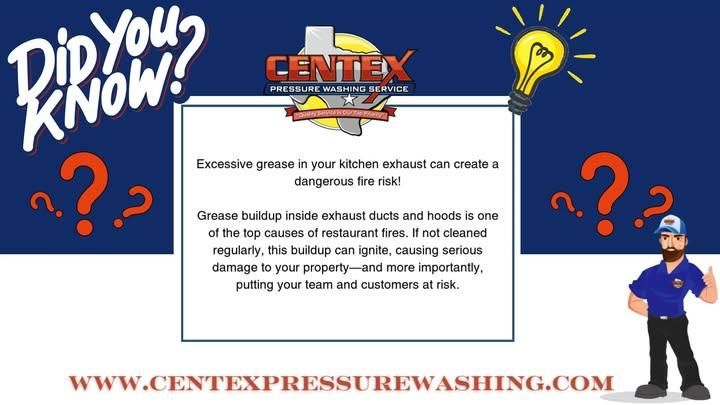 Commercial Kitchen Hood & Exhaust Vent Cleaning for Centex Pressure Washing Service in San Marcos, TX