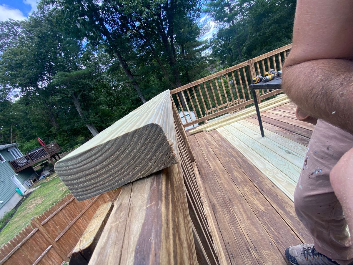 Deck & Patio Installation for Clark co. Construction in Attleboro, MA