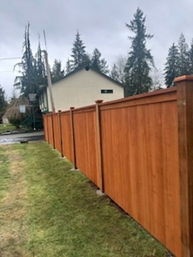 Fence Installation for McBride and Sons Fence in Camano, WA