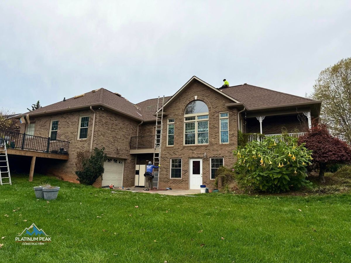 Roofing for Platinum Peak Construction in Wilkes County, NC