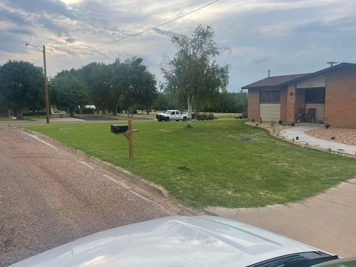 Sod Installations for R&J Hydromulch in Booker, TX