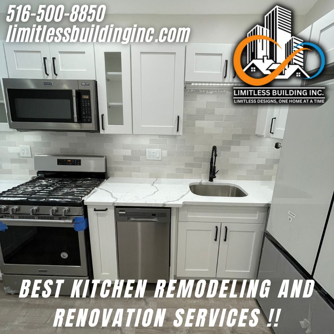 Kitchen Renovation for Limitless Building Inc. in Queens, NY