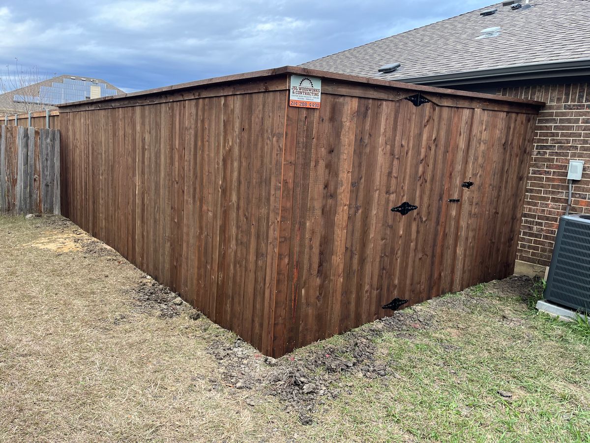 Custom Wood Projects for JSL Woodworks and Contracting in Midlothian, TX