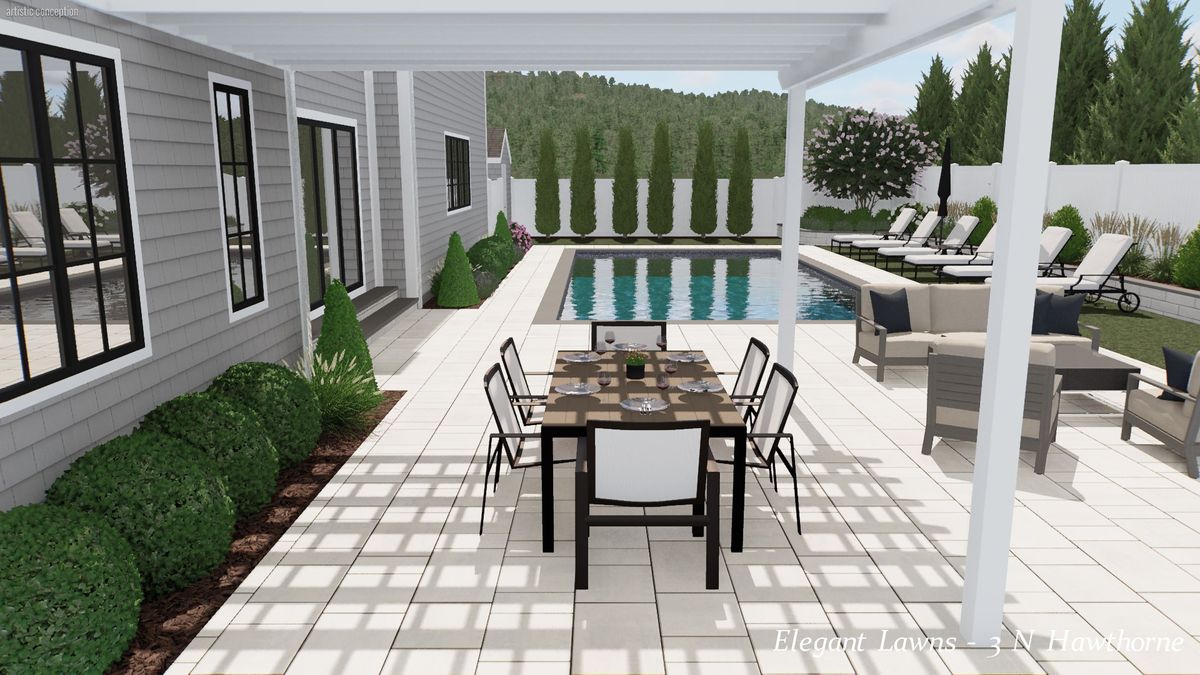 High End Residential Design & Install for Elegant Lawns & Landscaping in New York, NY