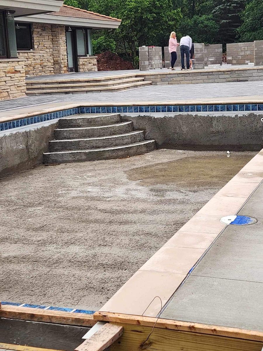Stair Design & Installation for TC Concrete LLC in Kaukauna, WI
