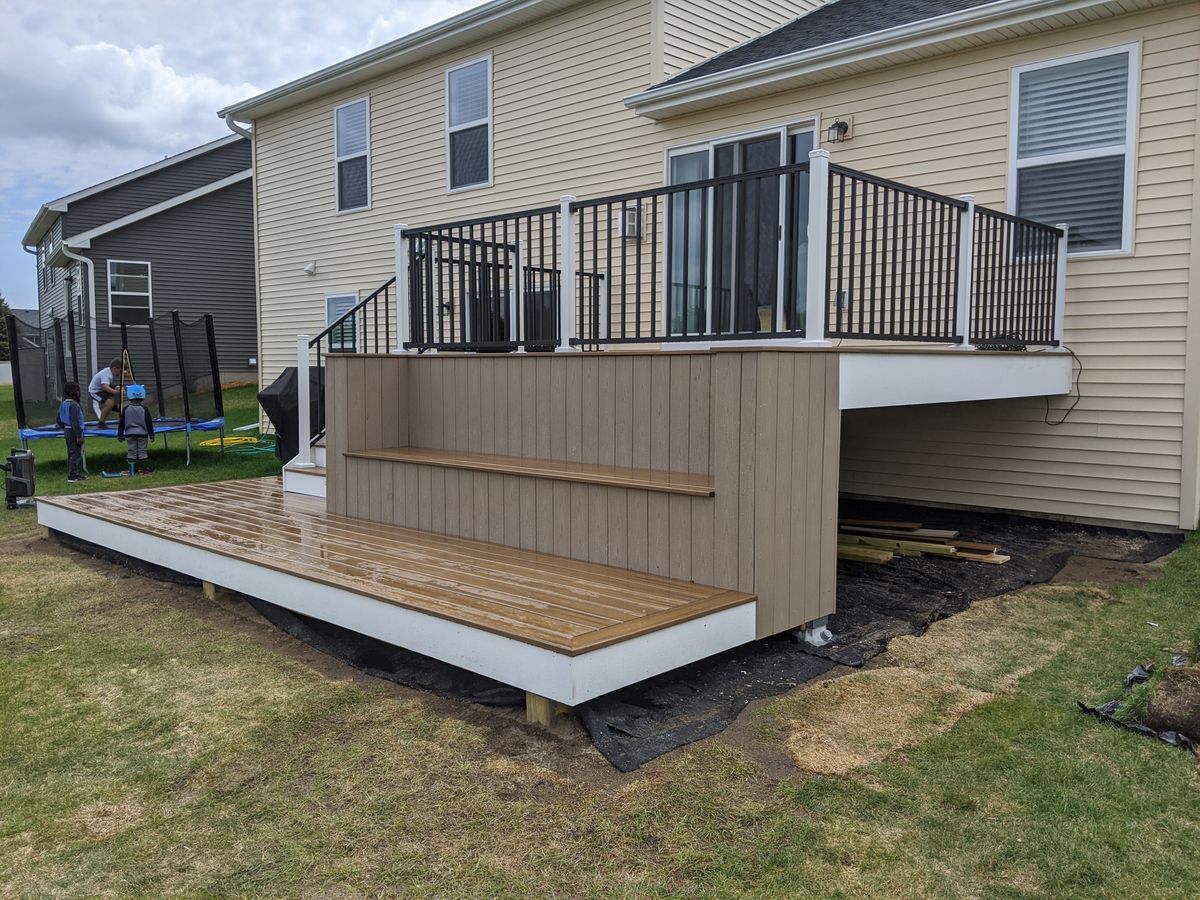 Deck Design for Radke Deck Works & Remodeling in Elk River,  MN