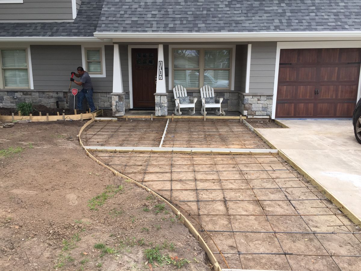 Concrete Resurfacing for Texas Curb N Borders in Houston, TX