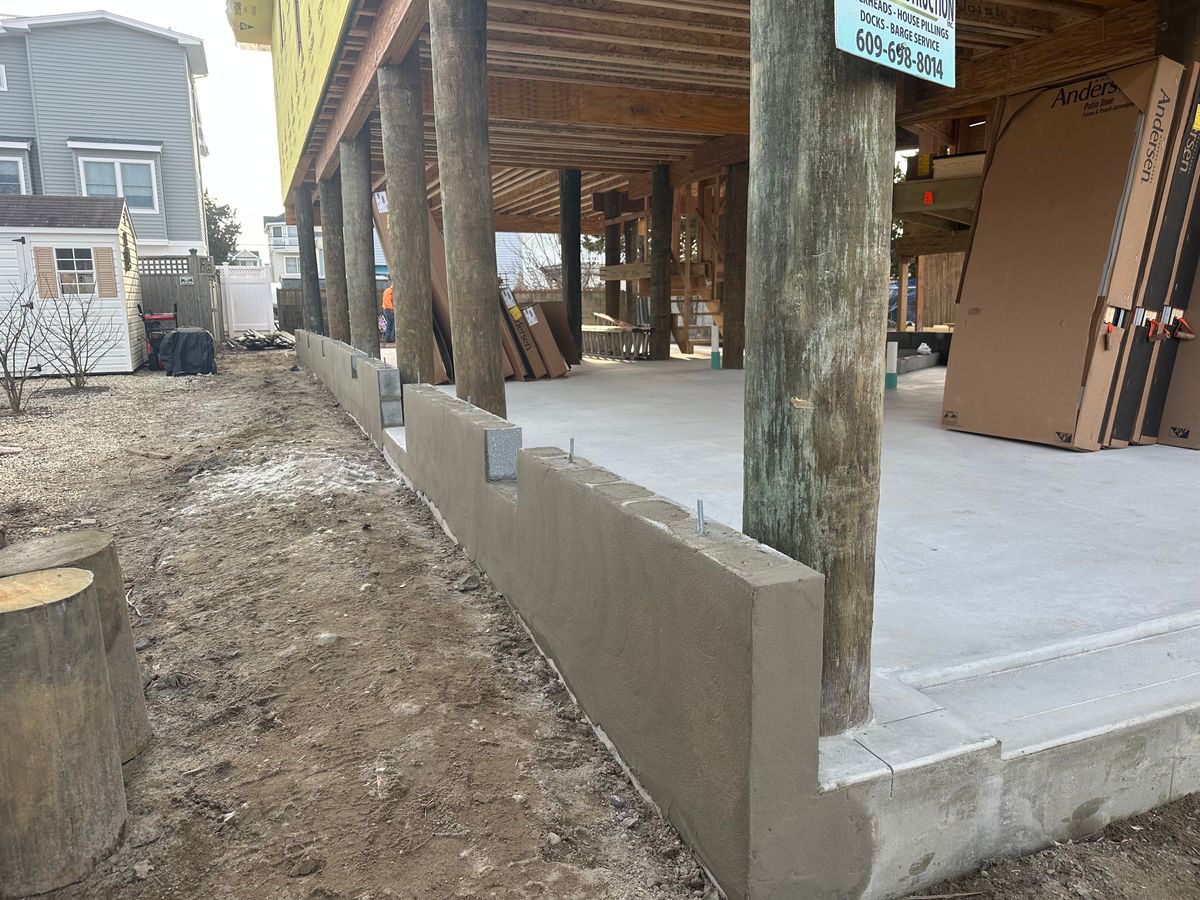 Foundation for DiDaniele Masonry in Tuckerton, NJ