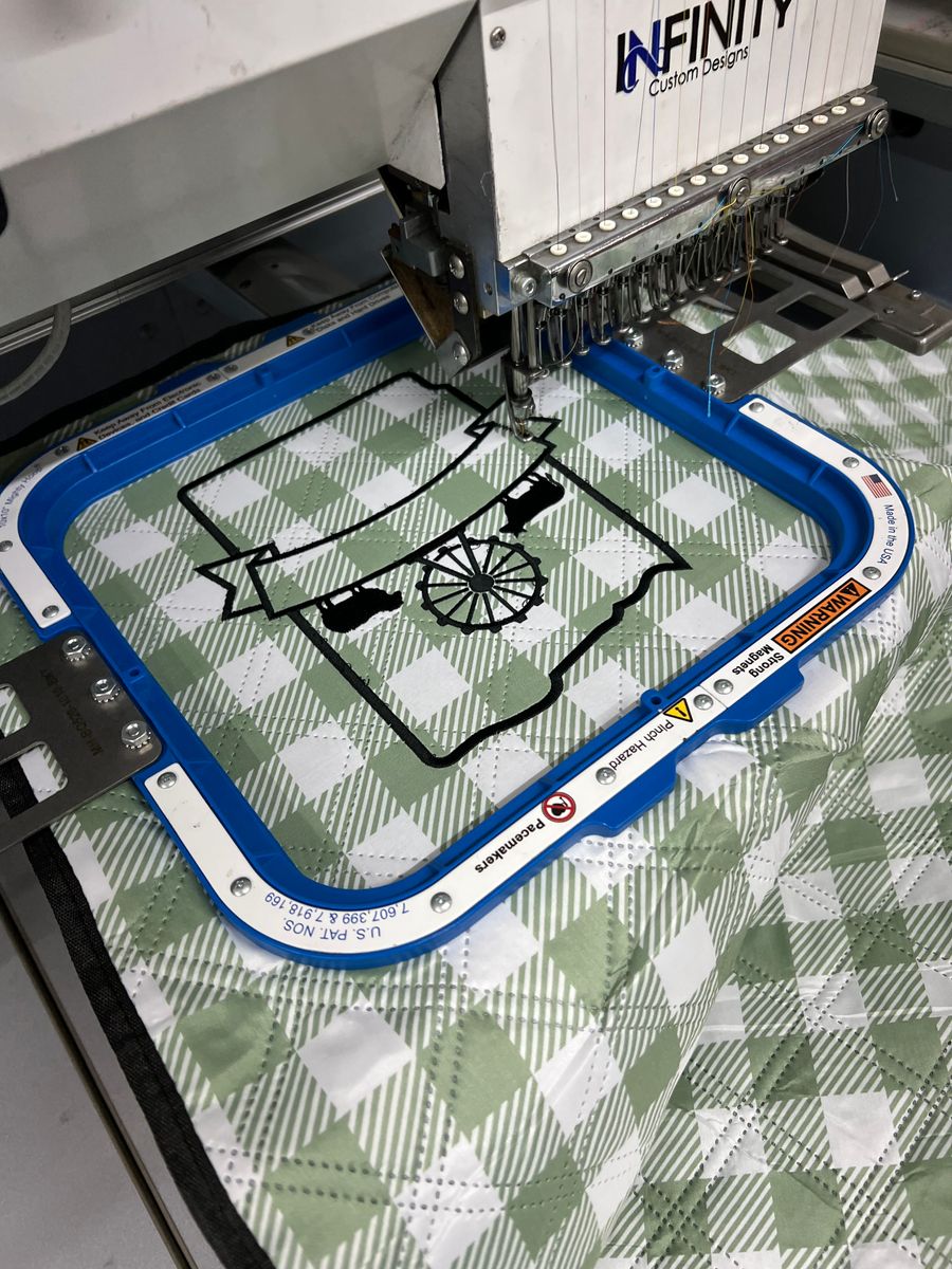 Embroidery for Infinity Custom Design in Roosevelt, UT