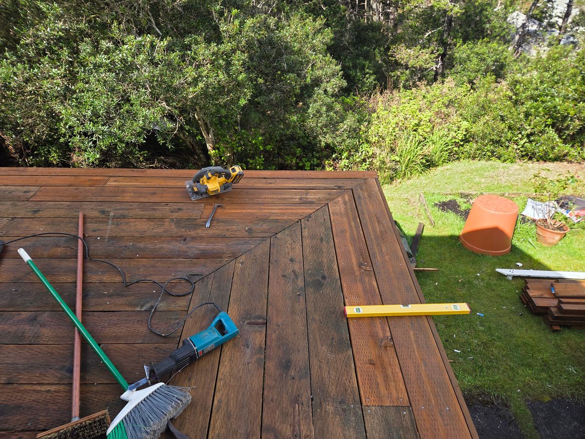 Deck Installation for BTC Construction in Florence, OR
