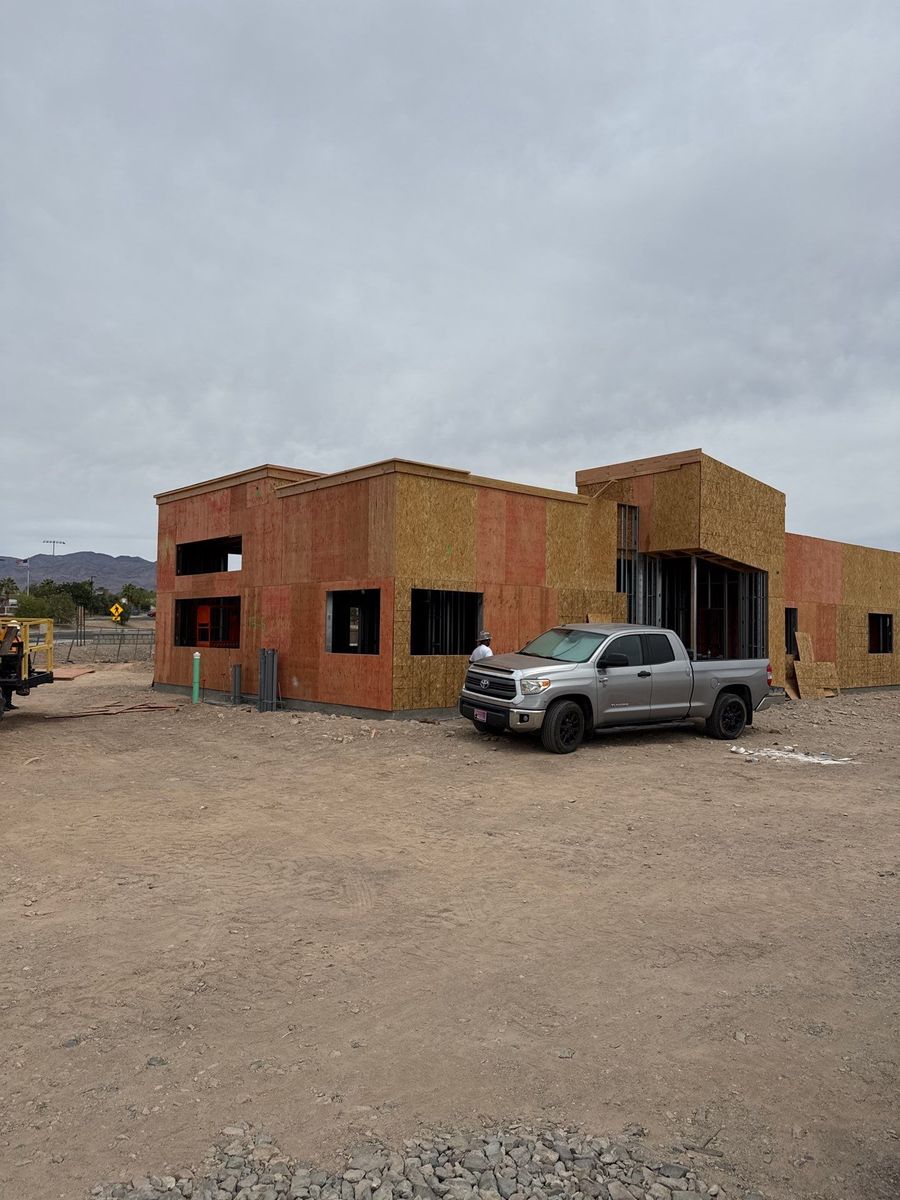 Framing for Ant Farm Construction in Kingman, AZ