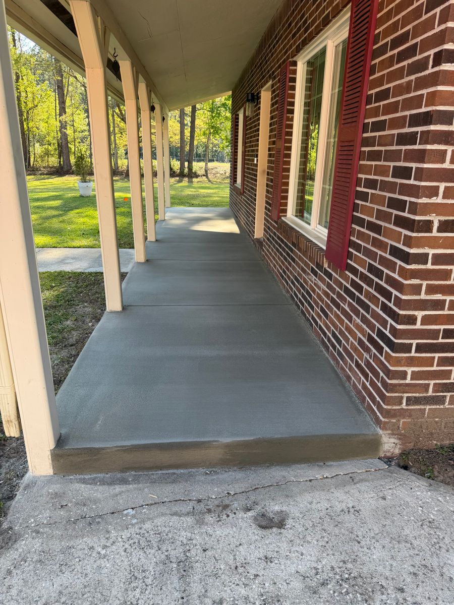 Concrete Slab Construction for Sloan's Concrete in Hilliard, FL