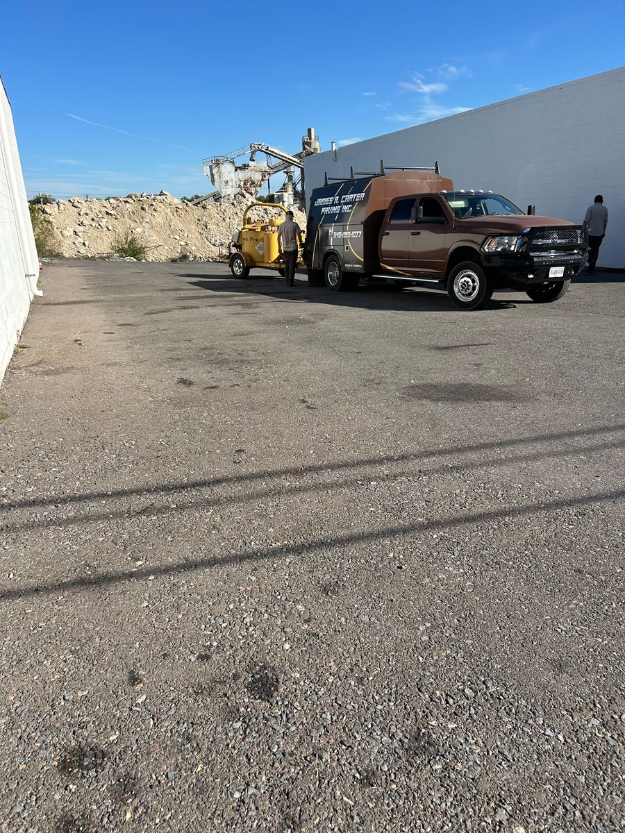 Milling for James R Carter Paving in Roanoke, VA